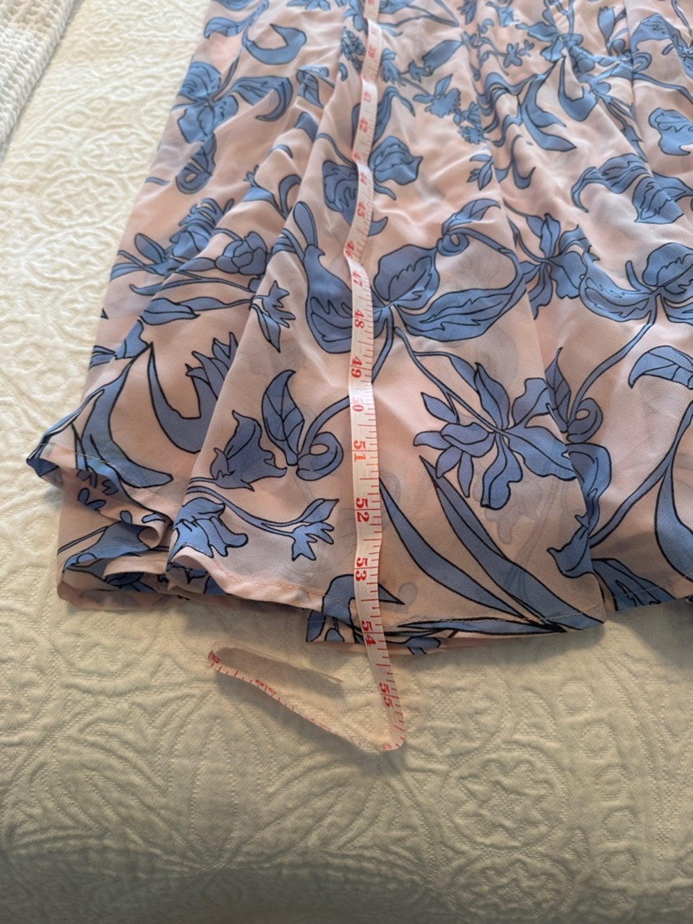 Lulu’s - Blush Floral Print Off-the-Shoulder Maxi Dress - Picture 11 of 12